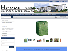 Tablet Screenshot of hommel-gbr.de